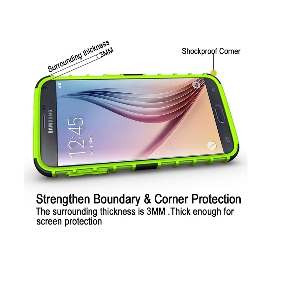 NEW SAMSUNG GALAXY s6 CELL PHONE CASE ARMOUR GRIP